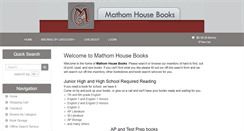 Desktop Screenshot of mathomhousebooks.com